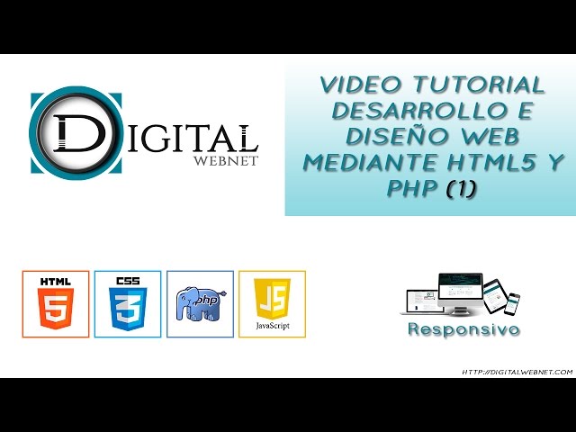 01) Tutorial HTML5 - PHP | Mi primera web gratis y profesional