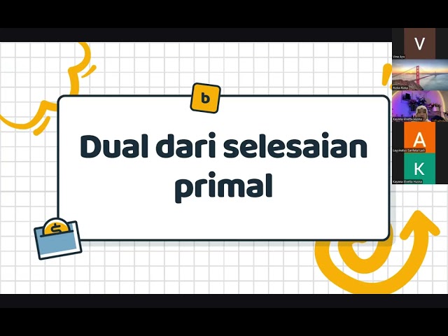 #Revisi 2 Projek Program Linier, Analisis Penyelesaian Soal Primal, Selesaian Dual dan POM QM