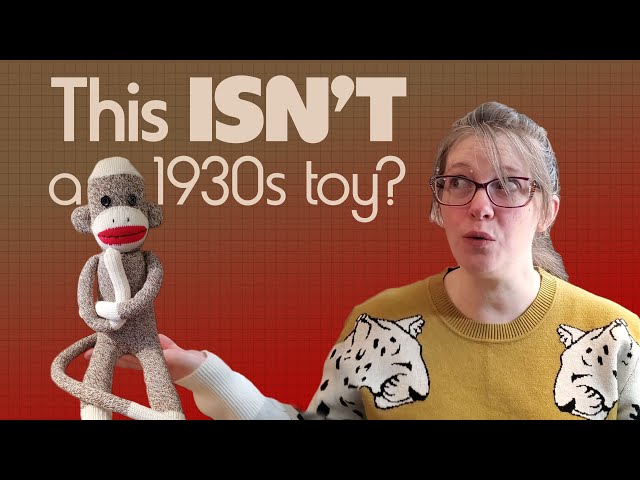 It's National Sock Monkey Day! I'm sewing one and learning about their history!