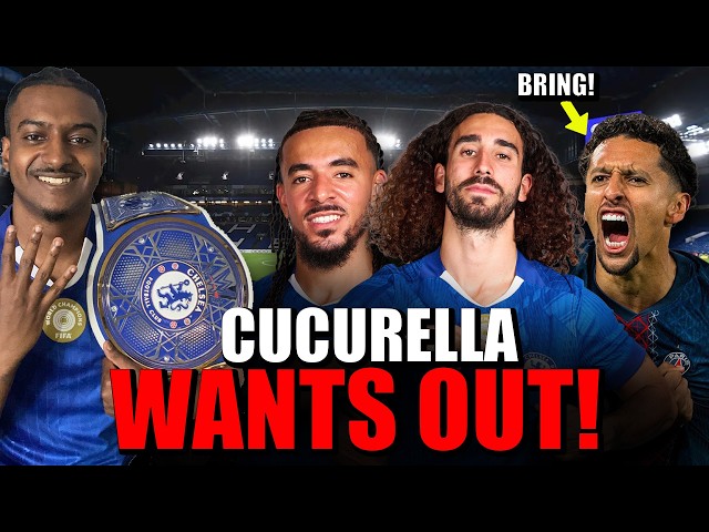 BREAKING: Marc Cucurella WANTS TO LEAVE Chelsea! | MARQUINHOS Allowed To Leave PSG! | Transfer News