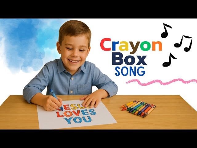 The Crayon Box Song 🎨 | Fun Christian Kids Song About Jesus | Sunday School Favorite
