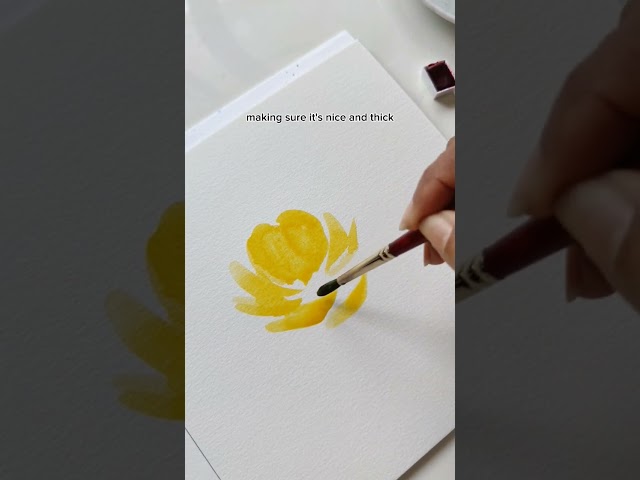 Paint my heart flowers with me #watercolorflowers #worldwatercolormonth #watercolortutorial #howto
