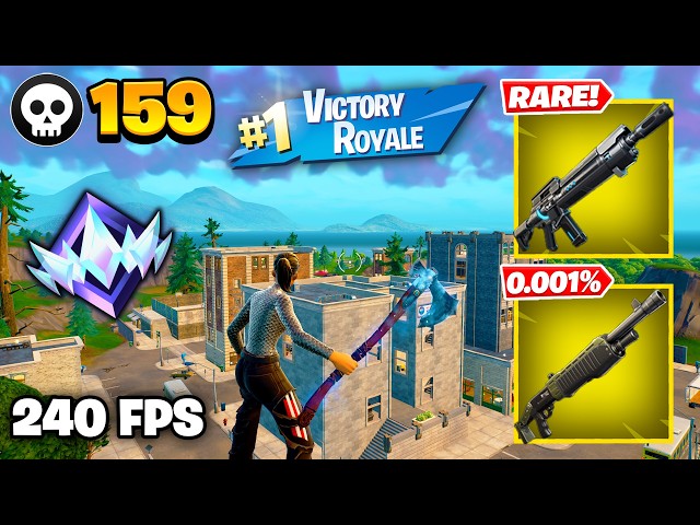 159 Elimination "RANKED RELOAD" Gameplay Wins (Fortnite Chapter 7 Keyboard & Mouse)