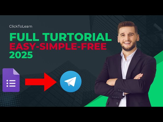 Google Forms to Telegram Alerts: The Easiest Automation (FREE SOURCE CODE)