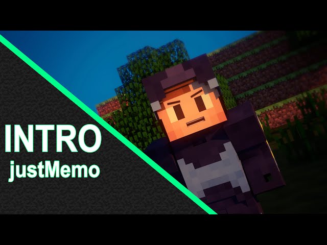 INTRO justMemo | Minecraft Animation | MY BEST?