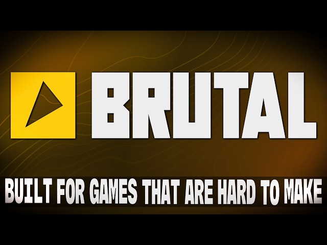 BRUTAL C# Game Framework - Now Free & Open Source(ish)!