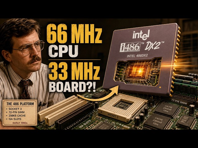 How Intel Made a 66 MHz CPU Run on a 33 MHz Motherboard