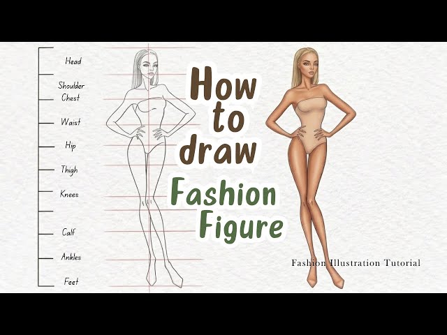 How to Draw a Fashion Figure | Beginner-Friendly Step-by-Step Fashion Illustration Tutorial