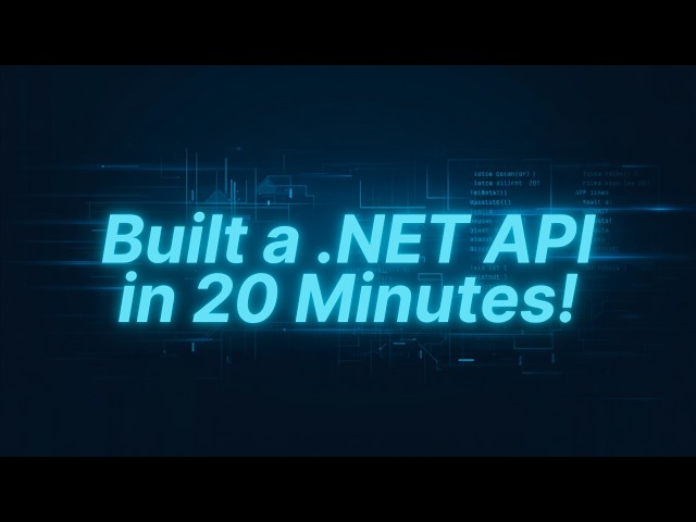Build a .NET 8 Web API Using ChatGPT | CRUD + EF Core + SQL ServerVideo Project