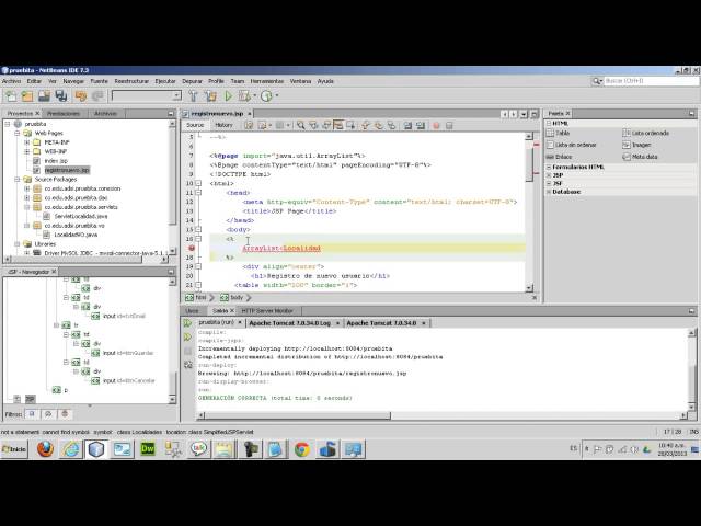 ¿Cómo llenar una lista html con Java?