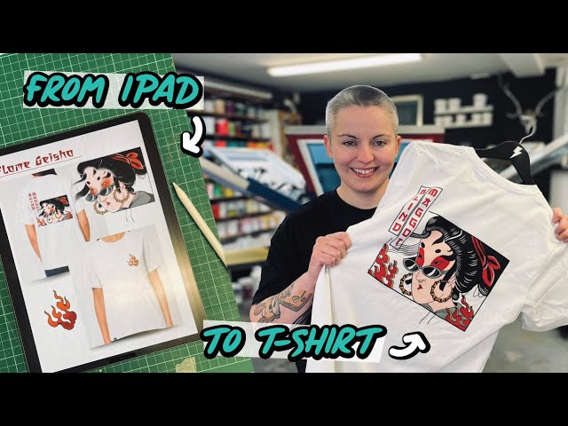 Converting raster images into vectors using Adobe Fresco.