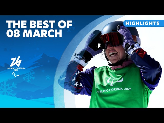 🔥Highlights – The Best of 08 March at the Milano Cortina Paralympic Winter Games ❄️🇮🇹