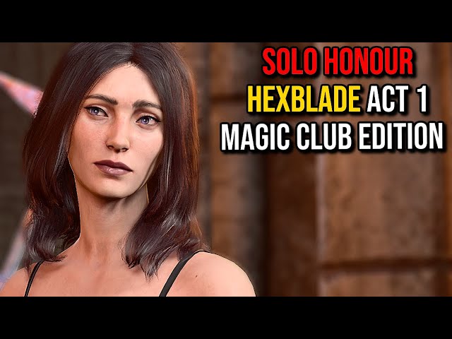 Solo Hexblade Warlock x Paladin: The Quest for the Magic Club ACT 1 HONOUR BG3 Patch 8 PLAYTEST