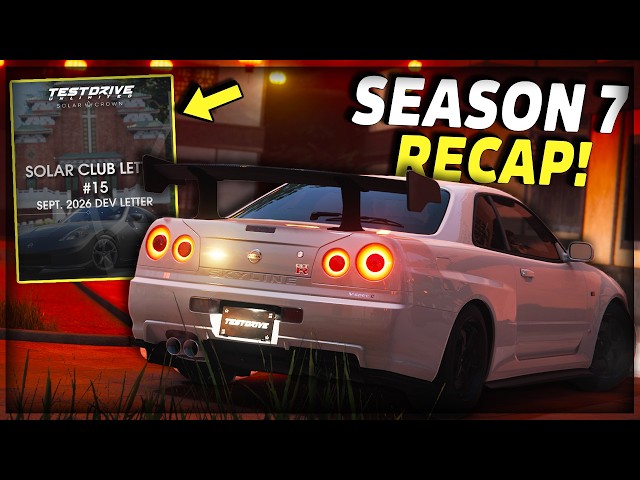 All The Details For TDUSC's Season 7 Update! (Sept. Solar Club Letter & Patch Notes)