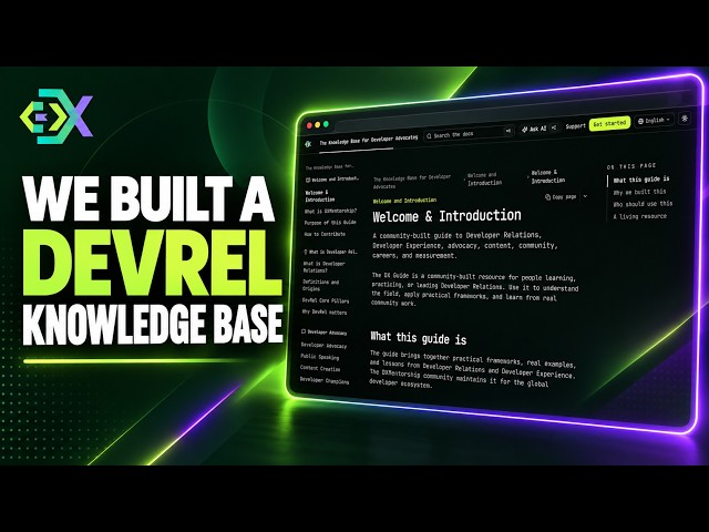 We Built a Developer Relations Knowledge Base