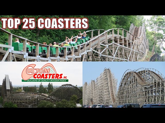 Top 25 Roller Coasters by Custom Coasters International (2023)