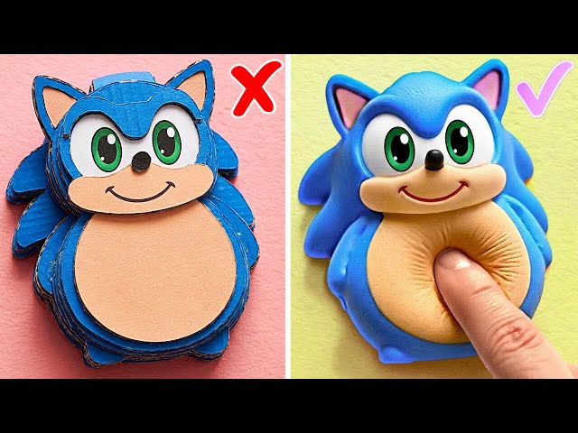 Adorable Sonic Crafts - Cardboard or Clay? *Fun DIYs & Cool Gadgets*