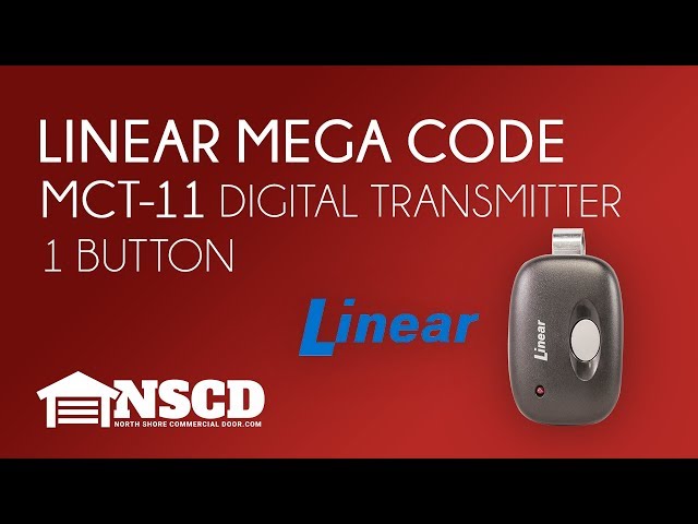 Linear Mega Code MCT-11 Transmitter Remote DNT00090