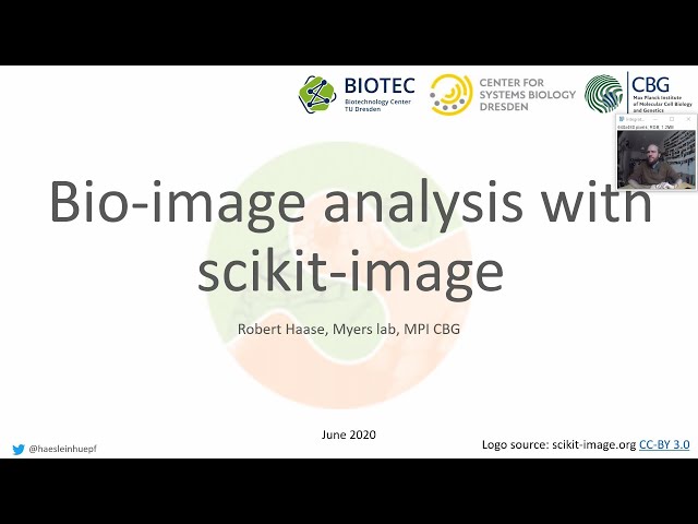 10c Bio-Image Analysis using scikit-image in Python