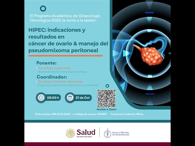 HIPEC: indicaciones y resultados en cáncer de ovario y manejo del Pseudomixoma Peritoneal [2025]