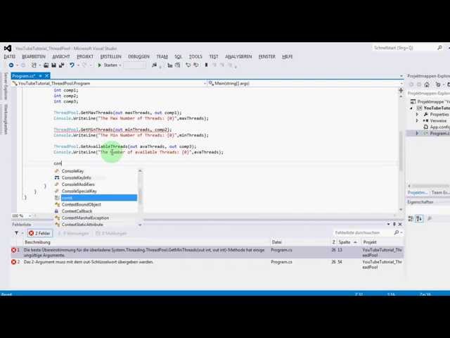 ThreadPool C#