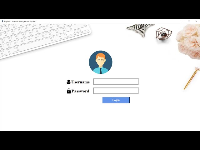 Student Management System in Python with MySQL | Login System [Part - 1]
