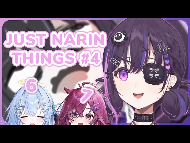 Narin learns that Eris and Juno are EN member's ⁶  and ₇【 Narin Mikure| VSPO! EN】