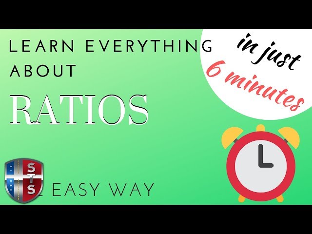 Learn everything about ratios in just 6 minutes