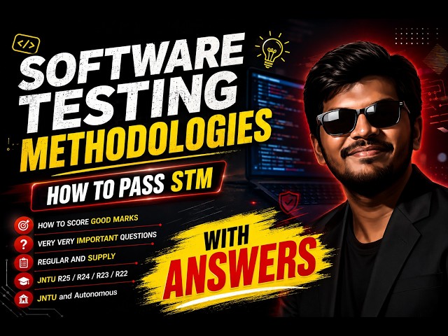 Software Testing Methodologies  important questions #STM