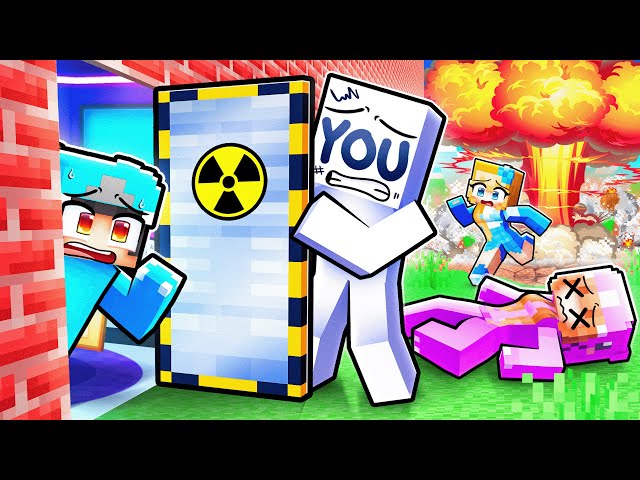 You Survive in ONE DOOMSDAY BUNKER CHUNK With MY CRAZY FAN GIRLS!