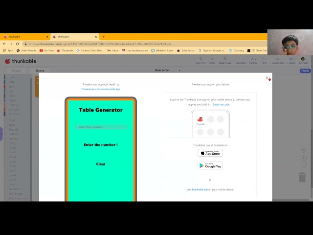 Tables Generator