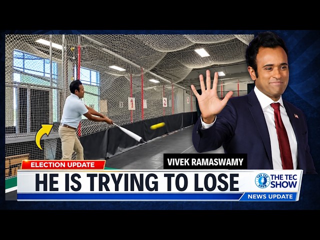 Campaign Ad GOES OFF THE RAILS As Vivek Ramaswamy Tanks Everywhere