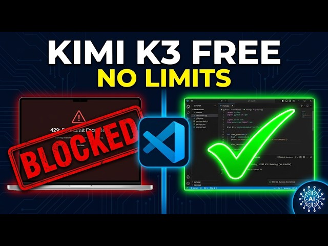 How to Use Kimi K3 for FREE in VS Code (Step-by-Step Tutorial)