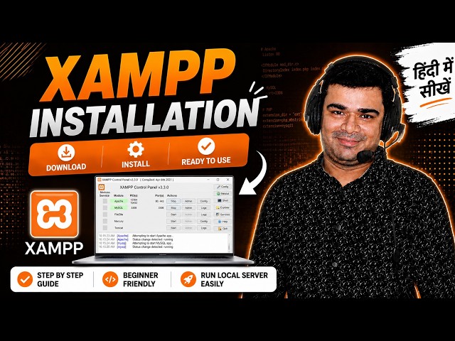 How to Install XAMPP on Windows | PHP MySQL Tutorial