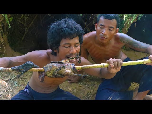 Catch Water duck by hand in forest - Catch N Cook