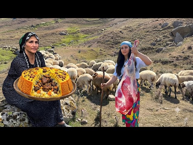 Hidden Mountain Village Life | Tribal Cooking in Forest of Iran
