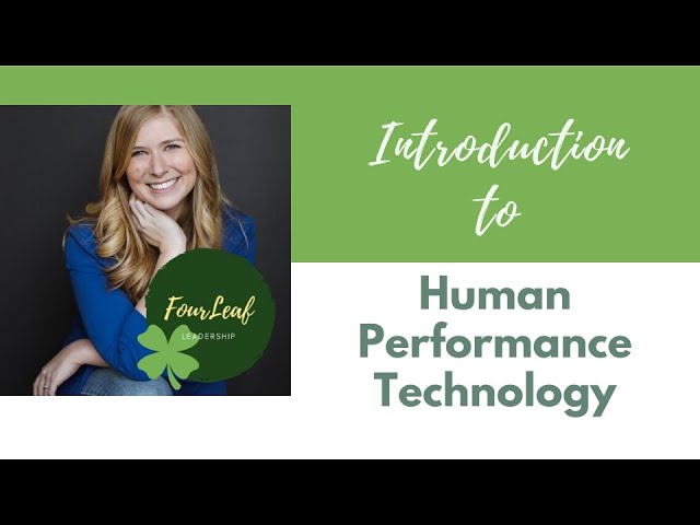 Introduction to Human Performance Technology