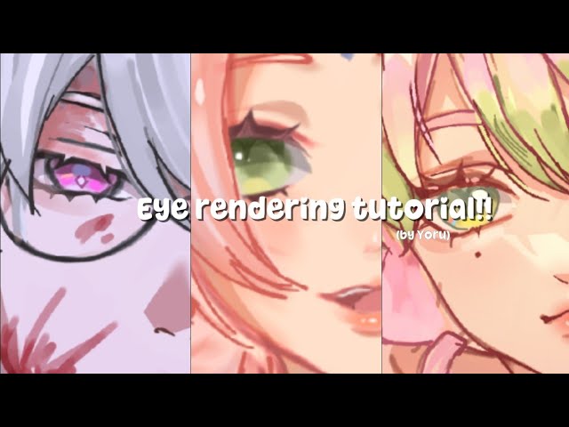 ||Simple eye rendering tutorial in Ibis paint X🎀||#digitalart#art#ibispaintx#rendering#tutorial