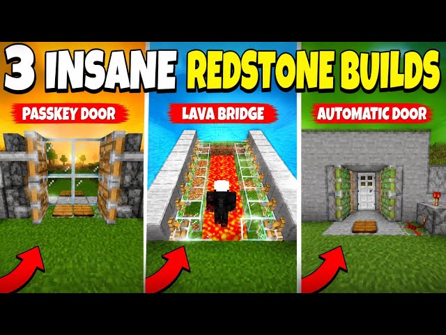 3 Insane Redstone Builds in Minecraft 1.21! Easy Redstone Tutorial (2026)