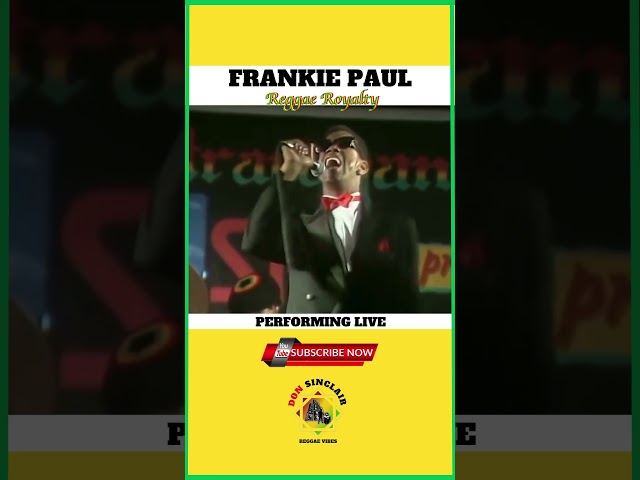 Reggae Royalty Frankie Paul Performing Live #Music #Shorts