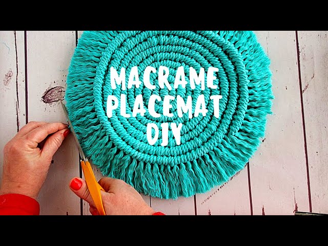 Macrame Placemat Tutorial