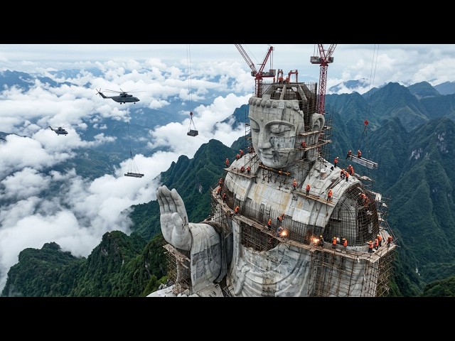 Cómo planea China construir una mega estatua de 1.000 metros
