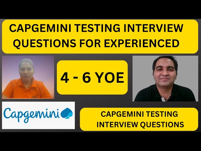 Capgemini Interview Questions | Real Time Interview Questions and Answers
