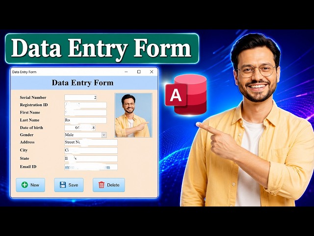 How to create a Data Entry Form in Microsoft Access