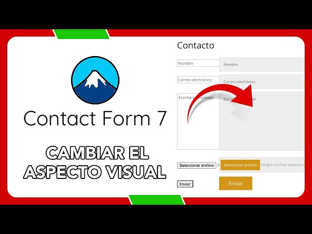 Modificar el aspecto de los formularios creados en CONTACT FORM 7