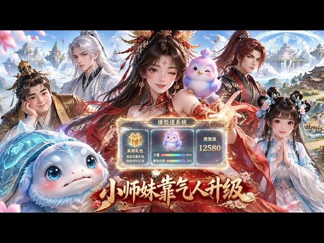 💥新劇上線，小師妹覺醒憤怒系統！專懟各路反派，對手越生氣她修為越高，離譜操作笑不停~~#漫剧 #穿越 #搞笑