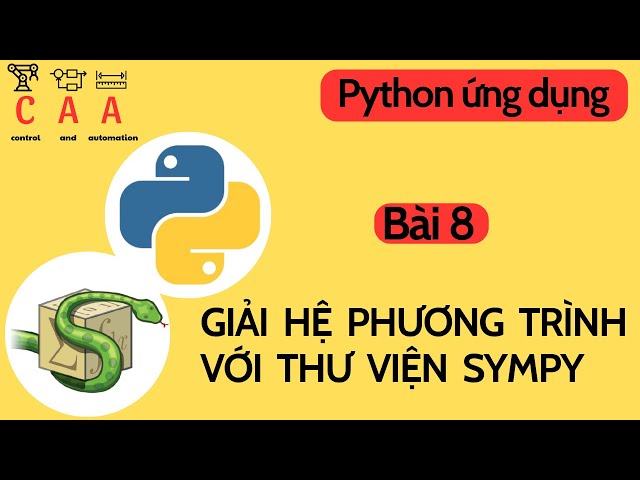 Solving systems of equations with the SymPy library in Python | Sympy tutorial
