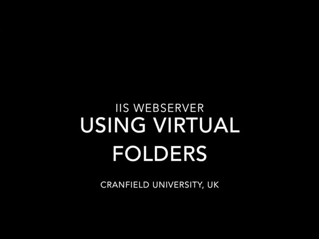 IIS Virtual Folders