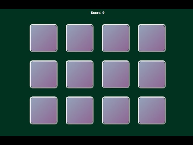 Simple Memory Game in JavaScript