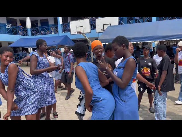 Soloku at final day at kinbu senior high school SRC celebration 🔥🔥😎.